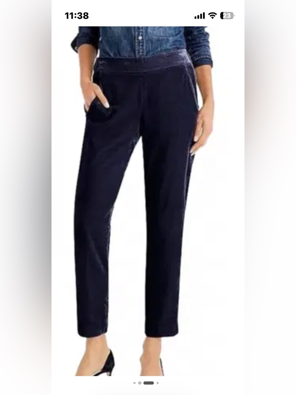 J CREW PULL ON EASY PANTS VELVET NEW with TAGS SZ 0
